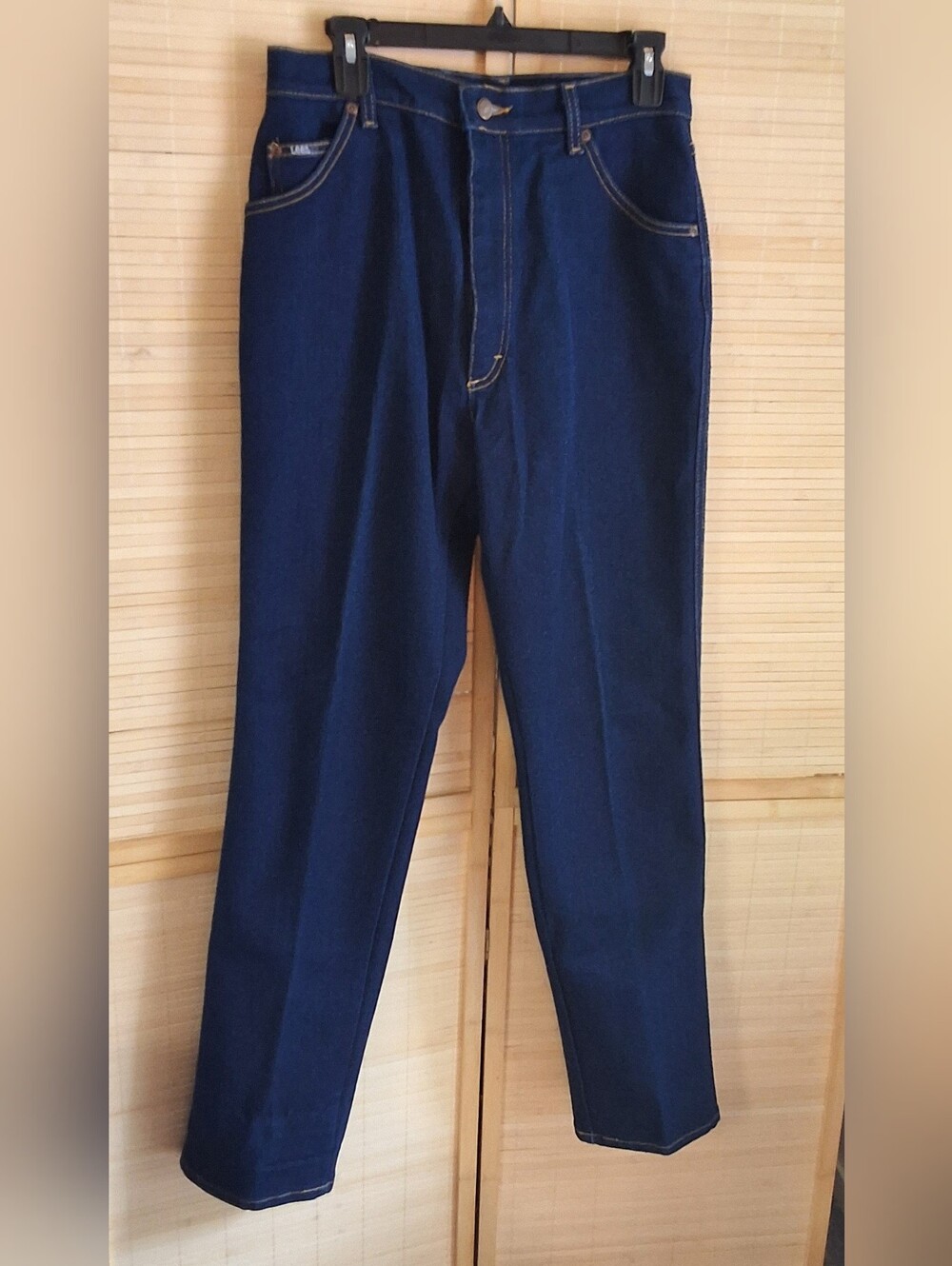 Vintage Women's Dark Blue Jeans - Classic Straight Fit- Made In The USA